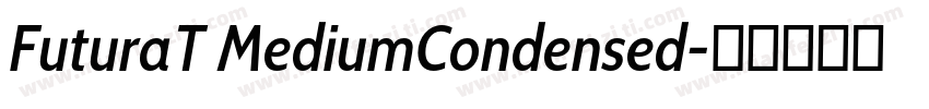 FuturaT MediumCondensed字体转换